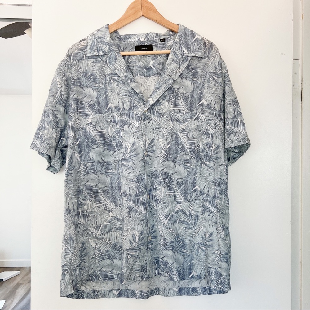 Vince Men Tropical print shirt Size L